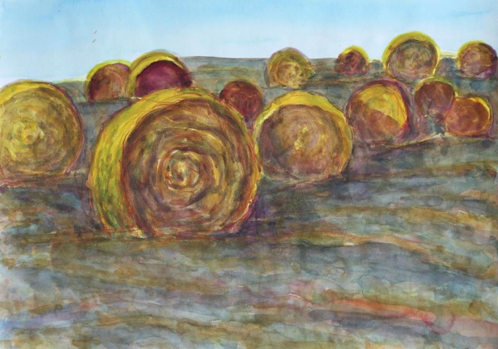 6 - quandl'oeilbascule danslepaysage,2019,watercolorandpastelonpaper,29,5x42cm,n°9 web